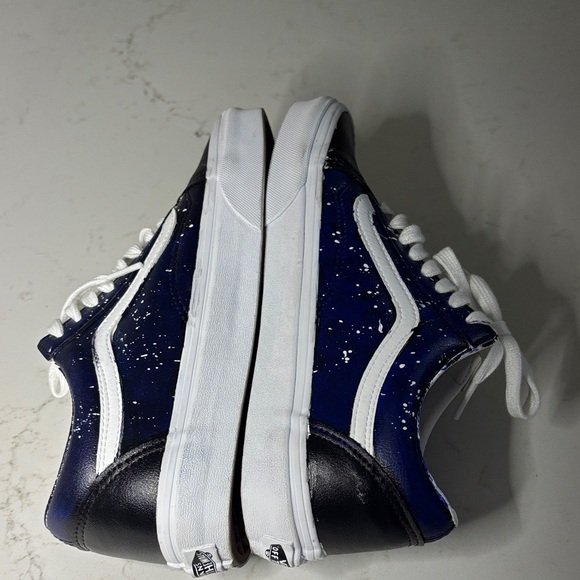 Vans Black and Blue Sneakers with White Details - Picture 4 of 7